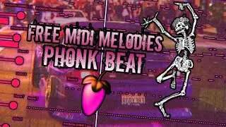 Free Midi Melodies | Phonk trap beat (FL Studio)