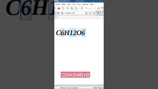 LibreOffice Writer में Subscript का उपयोग कैसे करते हैं  