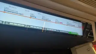 новое электро табло в поезде 81-775Москва2022 Дейна на крл в 2023 году только что снято!