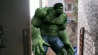 Hulk/green screen hulk/vfx/avengers/Marvel's/superhero's/graphics/3d hulk/animation / free use