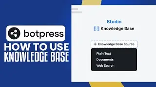 How To Use Knowledge Base In Botpress | Botpress Knowledge Base Tutorial 2024