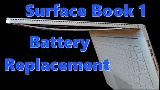 Surface Book 1 Swollen Battery Replacement DIY