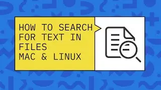 Find Text in Files Quickly on Mac & Linux with 