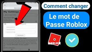Comment changer votre mot de passe Roblox sur mobile 2023 | Changer le mot de passe Roblox