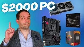 How to Pick PC Parts 🛑 $2000 Gaming PC Build 🛑 AMD Ryzen & Nvidia RTX 4080