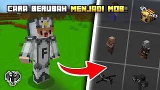 Cara Berubah Menjadi Mobs DI MINECRAFT!! - SUPPORT MCPE 1.21+