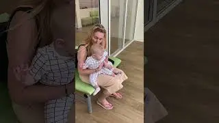 В поликлинику приехали 🤗 Милашка у папы была ☝🏻 