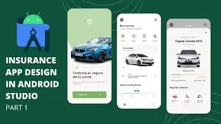 Car Insurance App Design in Android Studio - Part 1 - Android Studio UI Design Tutorial