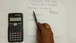 Calculating  the MOD value using fx-991 MS Calculator