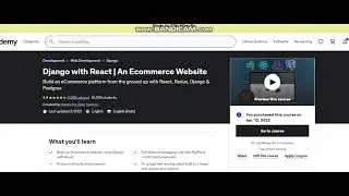 i tried to follow full stack web dev course(django + react) .. its pain!