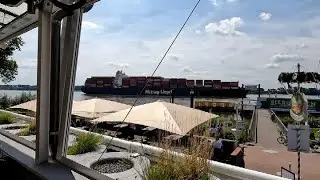 Hamburg Besuch - Schiffsbgrüßungsanlage in Wedel