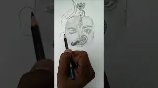 how to draw lord shiva || Easy drawing of Mahadev || shivarathri whatsapp status || shivarathri