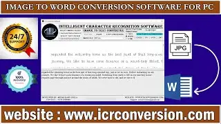 Image to Word | Image to Word Conversion Software | DOC Converter |