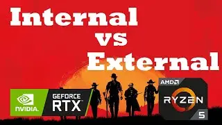 Red Dead R2 | Internal vs External Monitor | Acer Nitro 5 | Ryzen 5 5600H | RTX 3060 Laptop (95W)