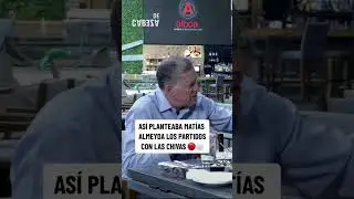 Jair Pereira recordó la forma de plantear los partidos por parte de Matías Almeyda con las Chivas⚽️