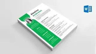 Create a CV in MS Word I Editable Resume Format In Docs (2022) ⬇ FREE  TEMPLATE