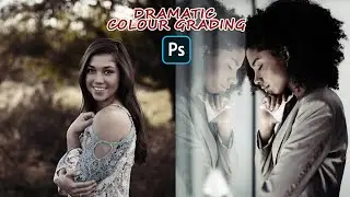 Create a Movie Look Effect in photoshop | Dramatic Color Grade Tutorial