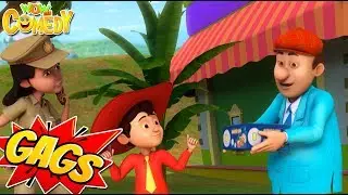 Chacha Bhatija Cartoon in Hindi | New Comedy Gags - 16 | New Cartoons | Wow Kidz Comedy