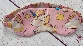 Мастер-класс по пошиву маски для сна из хлопка