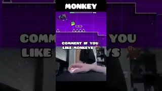 Geometry Dash: Gorilla Chases Me!? 🦍😱