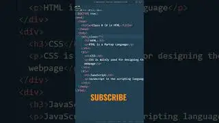 How to add CLASS attribute in HTML 