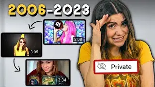 Reacting to my YOUTUBE ERAS | ( 500k thank you!)