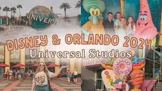 DISNEY WORLD & FLORIDA VLOGS 2024 ✨ - Day 3 | Universal Studios | Voodoo Doughnut | Hard Rock Cafe