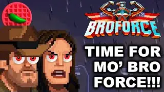 ANOTHER ROUND OF CUSTOM BRO MAP GOODNESS! – Let's Play Broforce (Comfort Food Games #6)