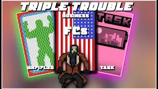 Triple Trouble (UN7I7L3D, Business, Task) - Full Combos - Hotline Miami 2 Level Editor Single Levels