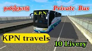 Top 10 livery for KPN TRAVELS|bus simulator indonesia v3.4 tamil|bussid tamil livery in tamil