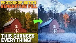 GENERATIVE FILL in Photoshop Beta is a GAME CHANGER! Introduction to Firefly X Photoshop Integration