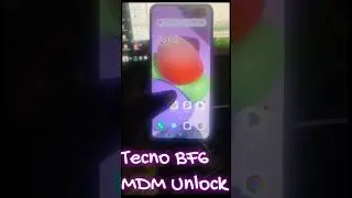 Tecno Pop 7 BF6 MDM LOCK REMOVE  