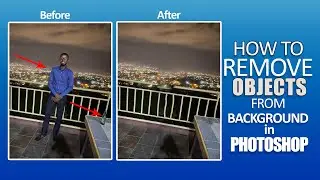 How to get rid of background objects in photoshop