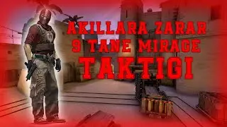 CSGO Akıllara Zarar 9 Tane Mirage Taktiği 👑 TEK KİŞİLİK