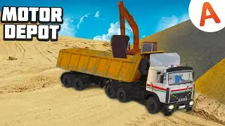 Везу Песок Строим Мост - Motor Depot (мобильные игры)