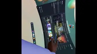 While I am Inside on Virtual Reality Environment And While I am Navigating On Meta Quest Store