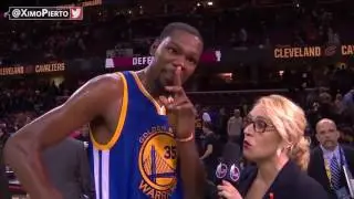 Kevin Durant Postgame Interview Game 3 June 7, 2017