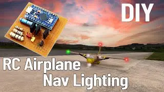 How To Make Nav Lighting System For RC Airplane.