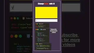 How to Change Background Color Using JavaScript ✨️ 