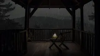 Чудесный уют на балконе этой дождливой ночи усыпит вас.