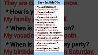 English Speaking Practice | English Conversation Practice for Beginners