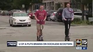 University of Arizona bans dockless scooters