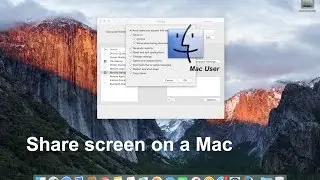 How to share a screen on a Mac
