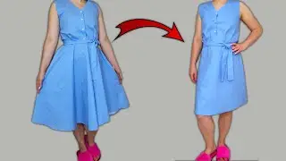 🔥Tired of a wide skirt, the trick is how to make an elegant model out of it
