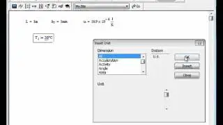 Temperature Units in Mathcad