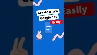 Google Tip: Quickly create a new Doc