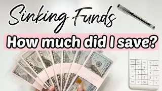 SINKING FUNDS | Cash Envelope System | Budget for Beginners | How Much Saved | MONETS MONEY