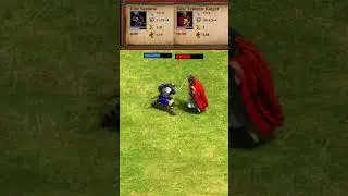 Elite Samurai vs Elite Teutonic Knight (AoE2) 