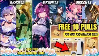 OFFICIAL!! Ver. 1.1- Banners Phase 1 & 2, FREE 10 PULLS, Redeem Codes, PS4 & PS5 | Honkai: Star Rail