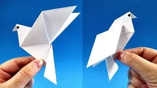 How to Make a Paper Dove Symbol of Peace 🕊 Easy Tutorials